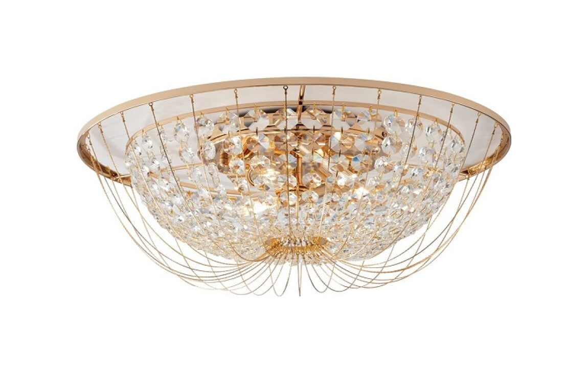 Plafoniera VIENNA Led(E14) 45 cm in Cristallo