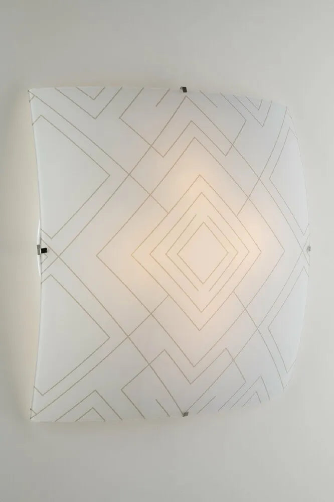 Plafoniera VECTOR (E27) 30 cm in Vetro