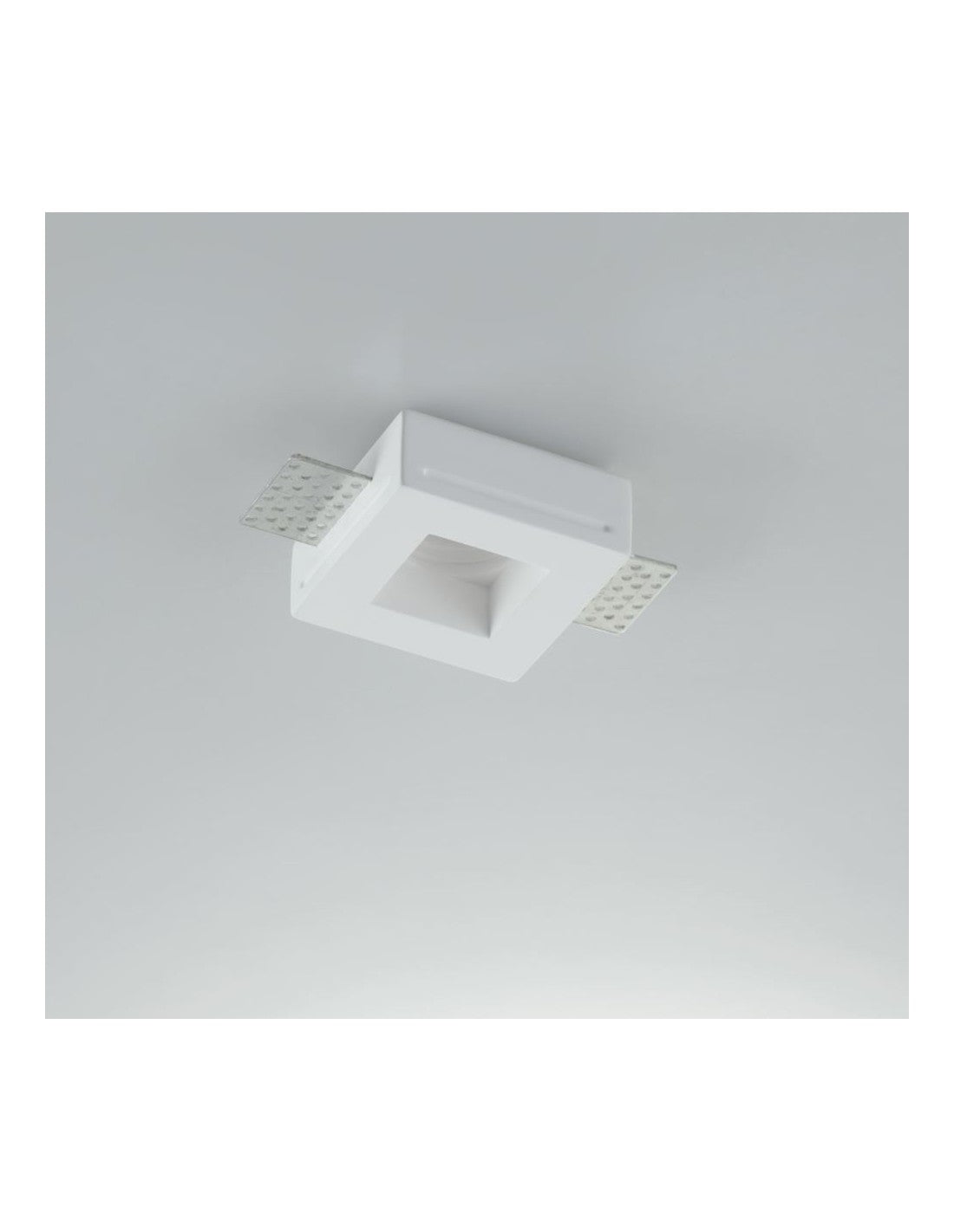 Faretto MINI Quadrato 7 cm da incasso bianco in gesso