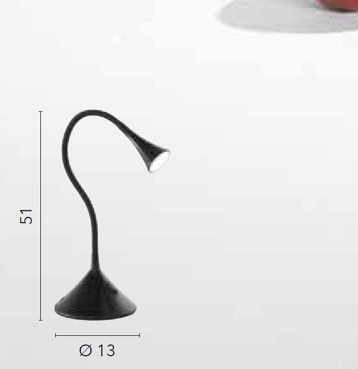 Lampada NEWTON da Lettura 51 cm 3.2W in Silicone