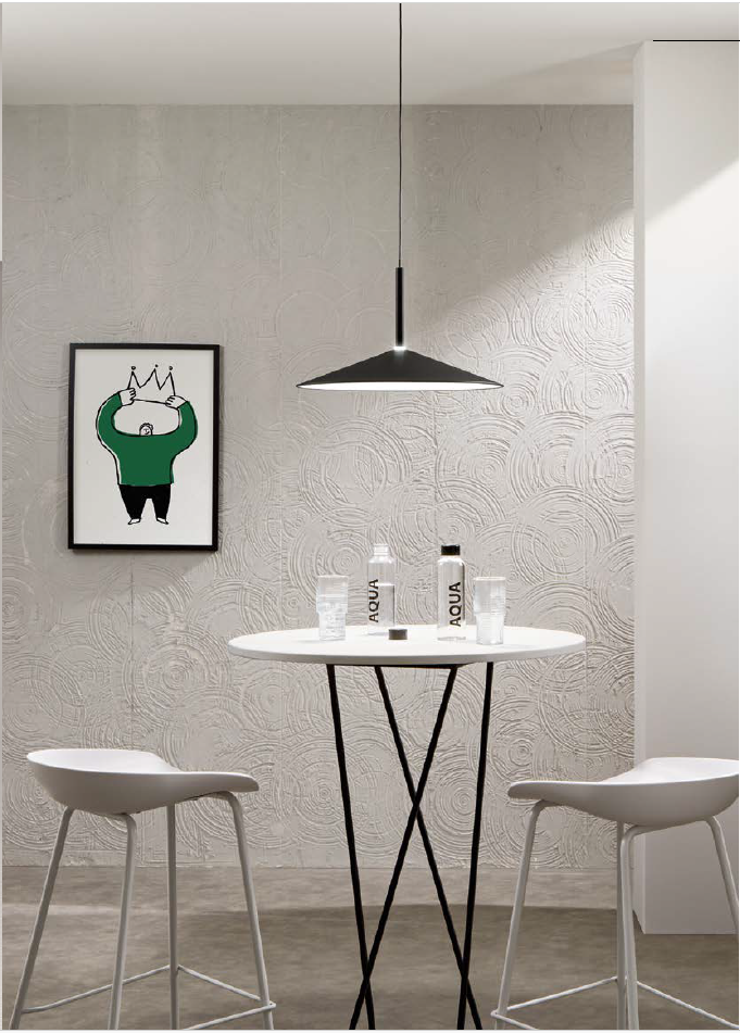 Lampadario KHAN CCT a Sospensione 200 cm In Vetro