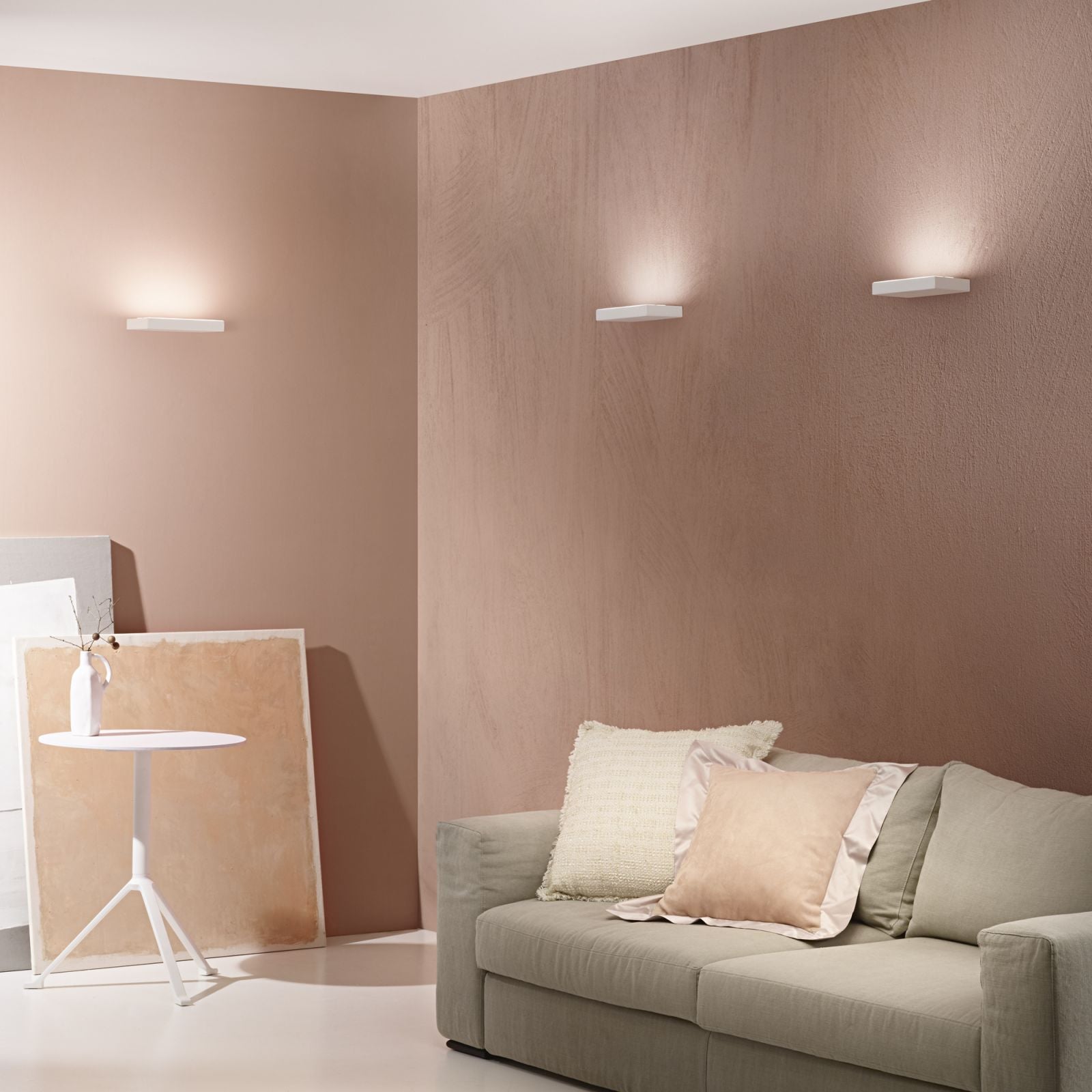 EIDOS Applique White Led 40W 24 cm In Metal