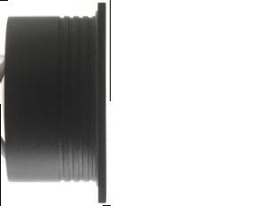Segnapasso ONYX Rotondo 8 cm in alluminio