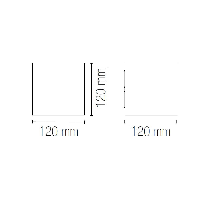 Applique ALFA CCT 12 cm LED 20 W In Alluminio