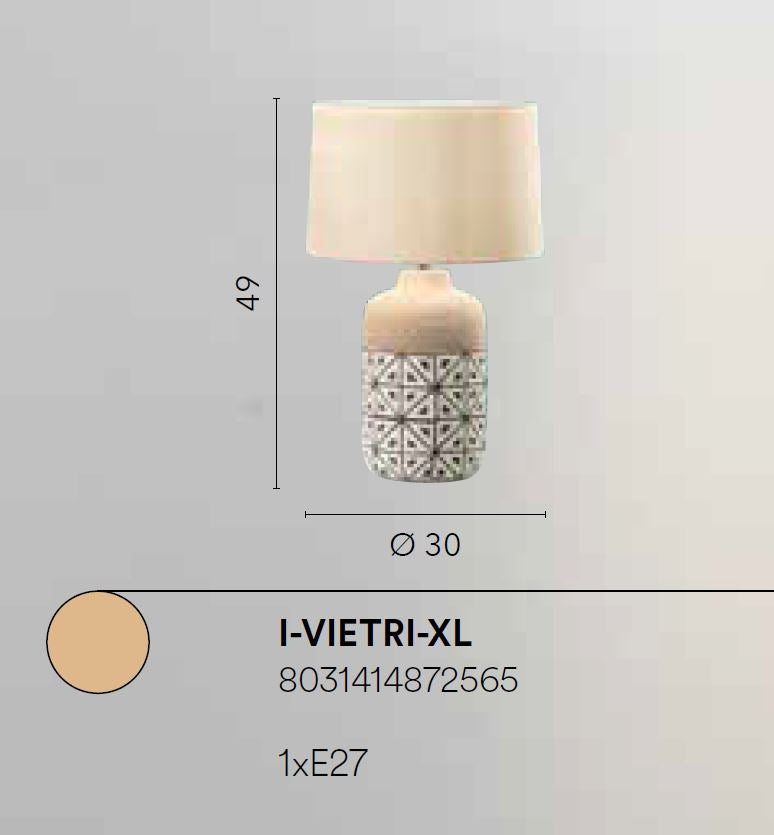 Lampada VIETRI da tavolo Led(E27) 49 cm in Ceramica