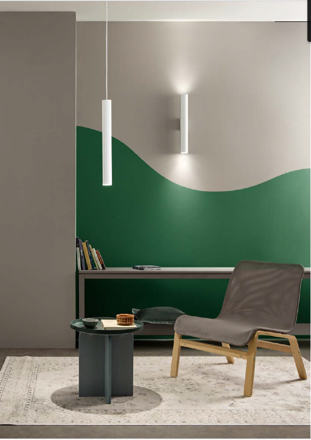 Lampadario LORD Cilindrico a Sospensione Led(GU10) 240 cm In Acciaio e Alluminio