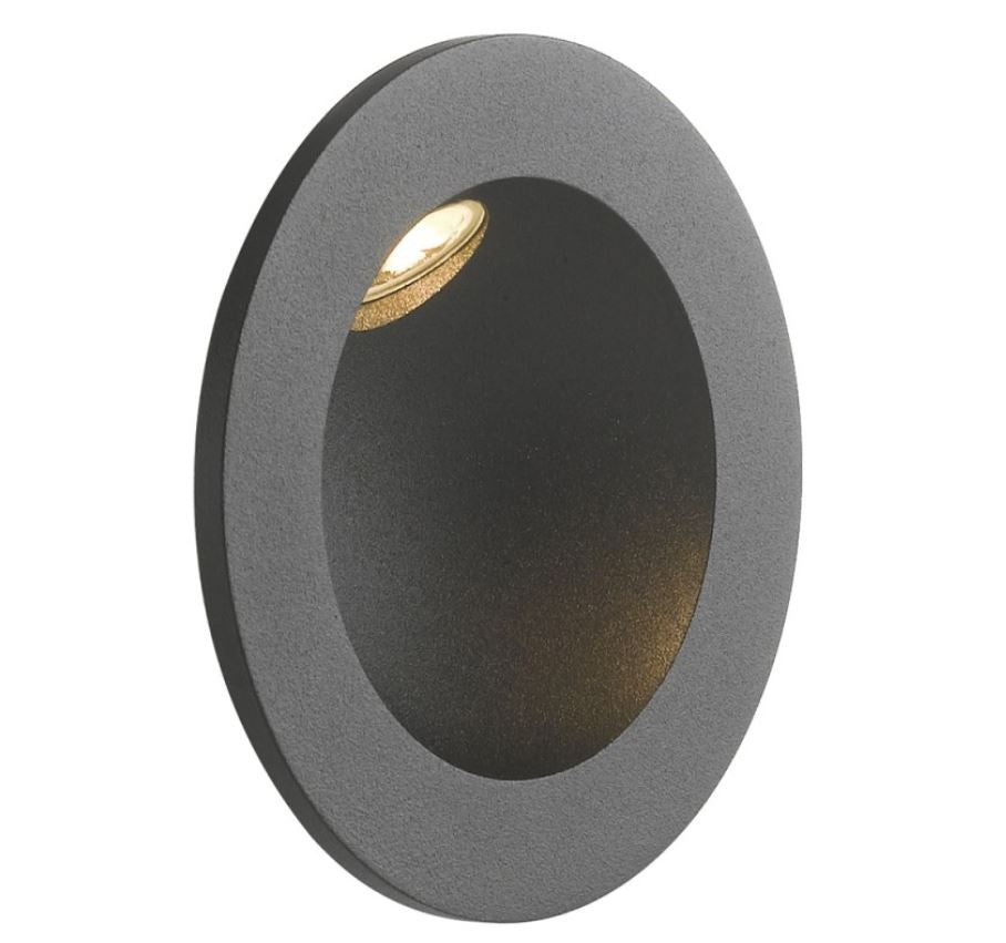 Segnapasso ONYX Rotondo 8 cm in alluminio