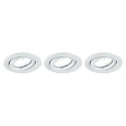 Faretti MATRIX orientabili LED 3 pezzi 10 cm da incasso 5w in metallo