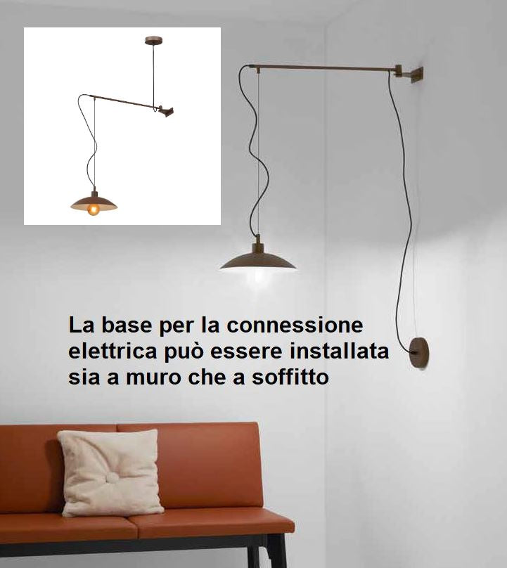 Applique ELDORADO Orientabile Led(E27) 83 cm In Metallo