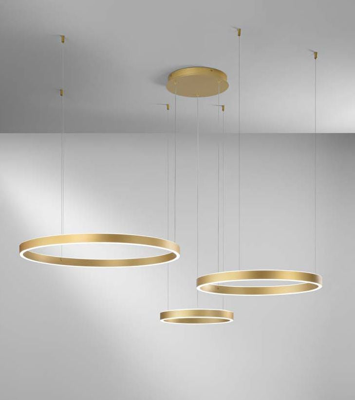 Lampadario AKROBAT CCT 120 cm 120W in Metallo