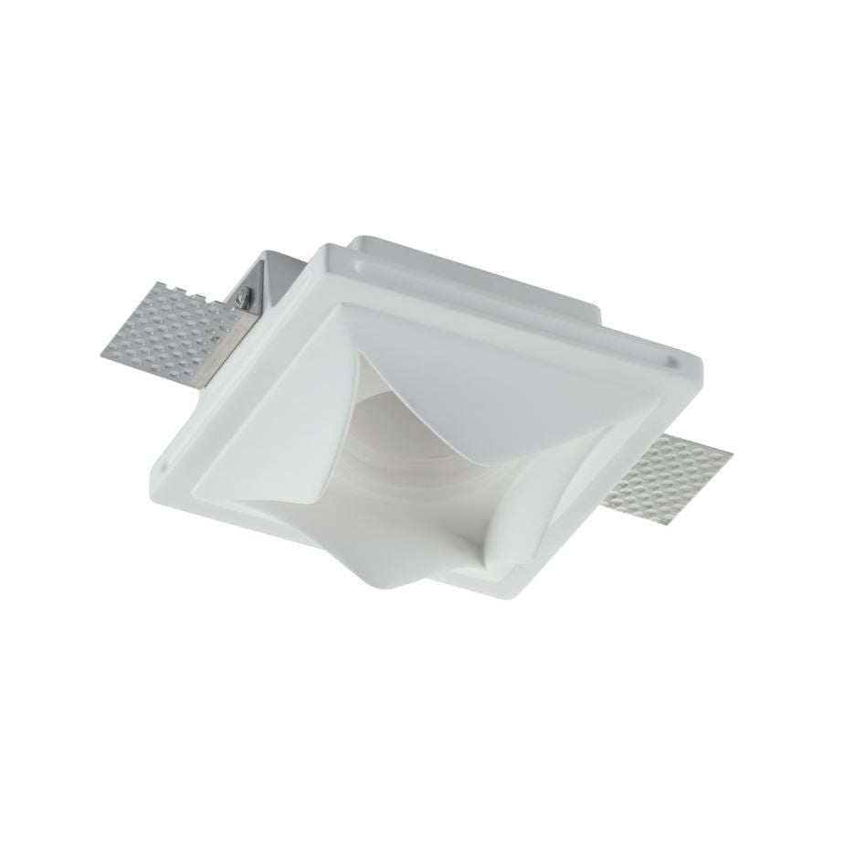 Faretto BRICK 12x12 cm da incasso in gesso