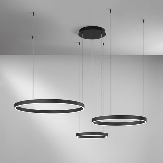 Lampadario AKROBAT CCT 120 cm 120W in Metallo