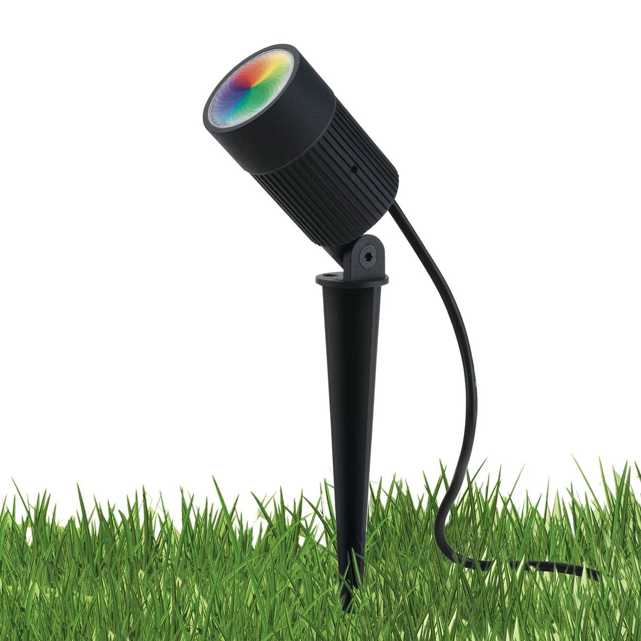 Proiettore TARGET Smart con picchetto LED 30W RGB + 4000K (luce naturale)
