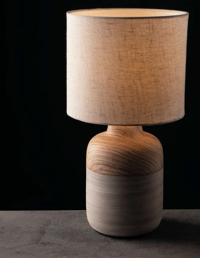 Lampada WOODY da tavolo Led(E27) 41 cm in Ceramica