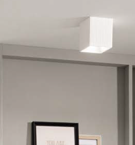 Plafoniera NAOS  Led(GU10) 13 cm in Gesso