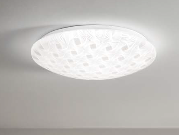Plafoniera PENELOPE CCT Rotonda 40 cm In Acrilico