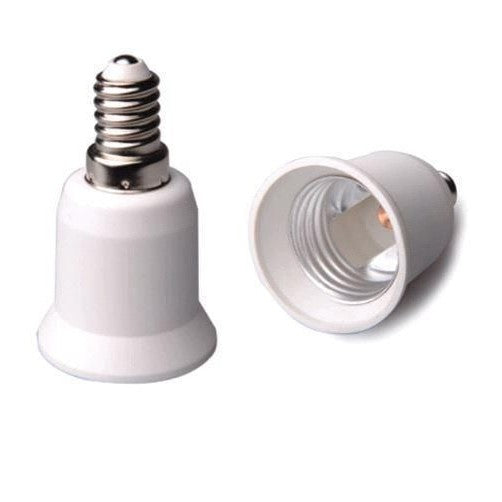 Adattatore da Lampadine da E14 a E27 in PET