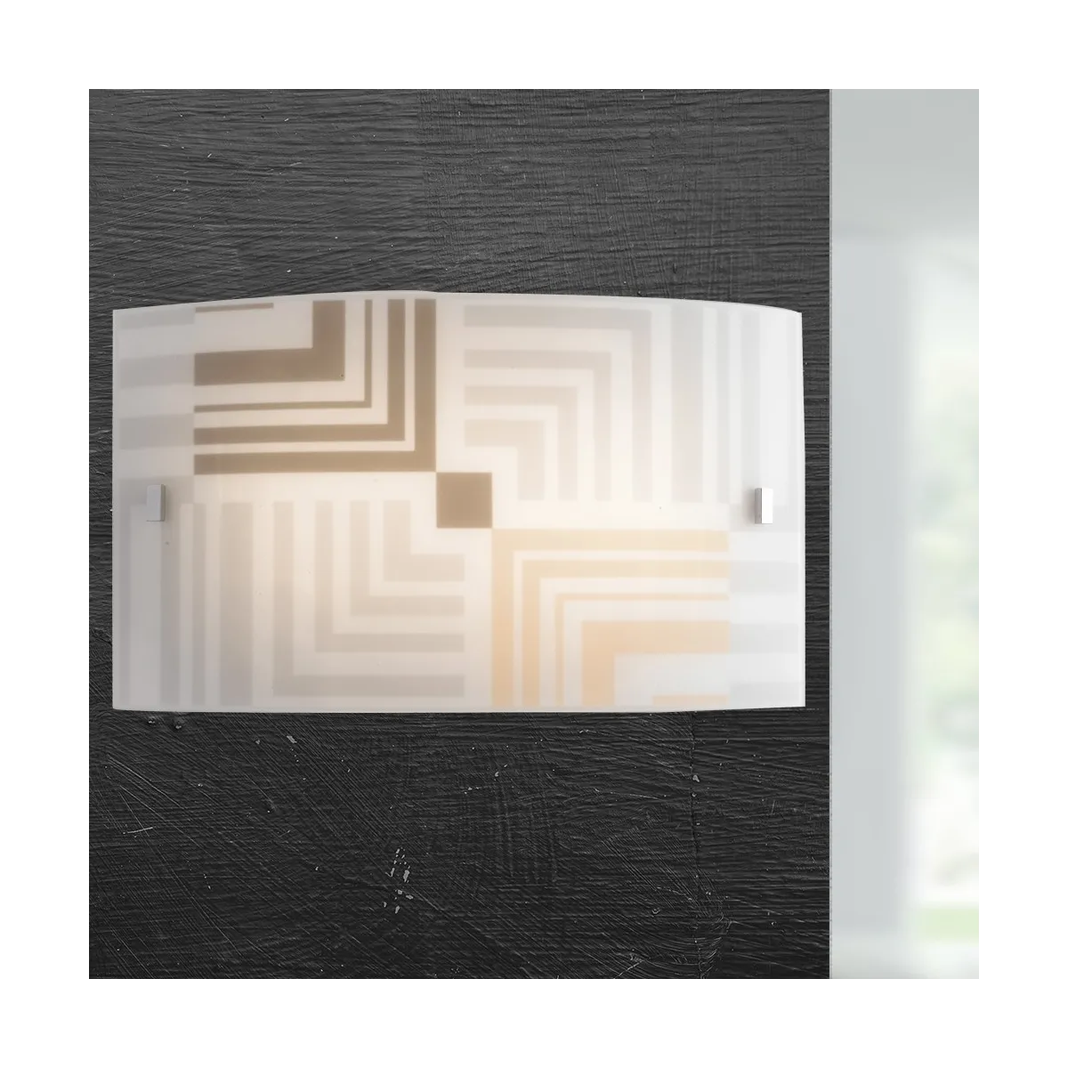 GIBUS E27 30 cm Glass Ceiling Light