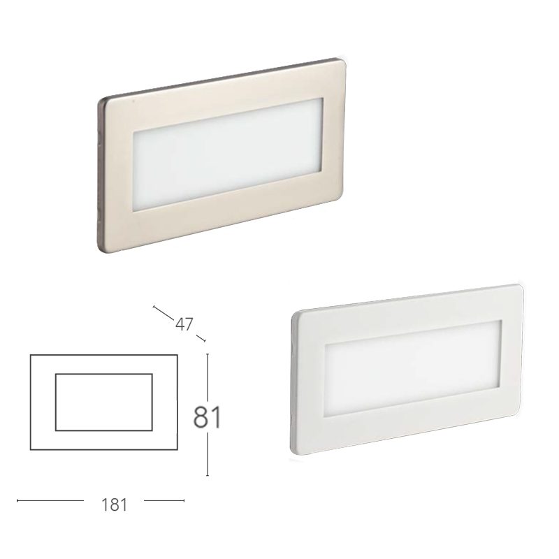 Segnapasso BOLT CCT 18,1 cm LED 5 W In cassetta da derivazione 506