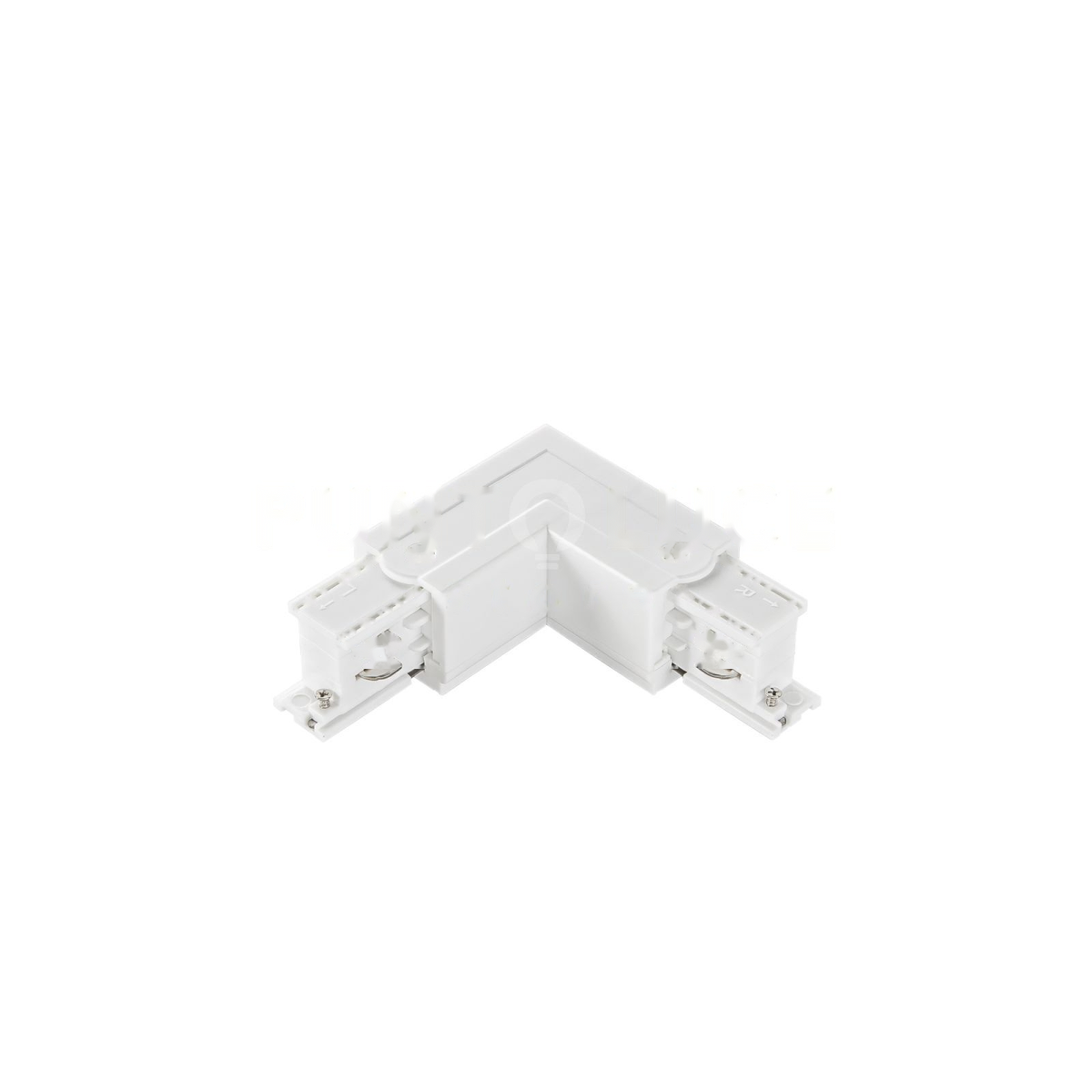 LED-RAIL-L-DX-DA-BCO CONNESSIONE AD L DESTRA PER BINARIO TRIFASE RAIL BIANCO DALI 11,2X411,2CM