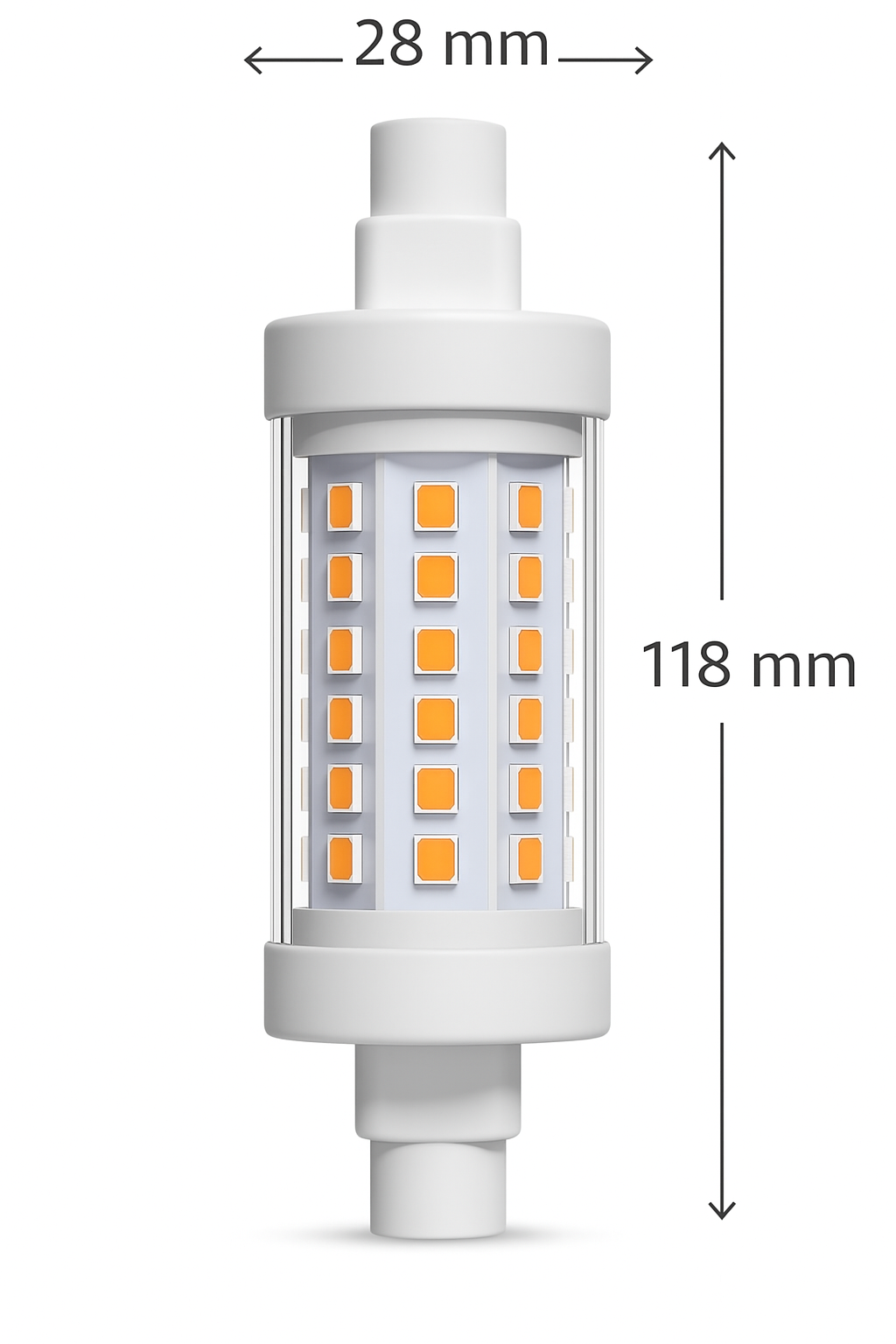 Lampadina Led - R7S - 13W - 240V - 360°