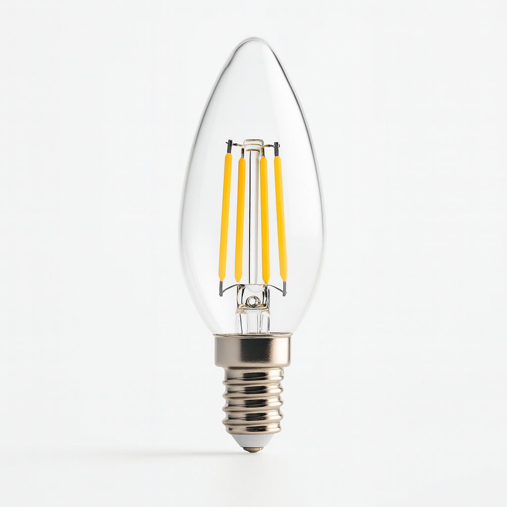 Lampadina Led Filamento - E14 - 6W - 240V - 300°