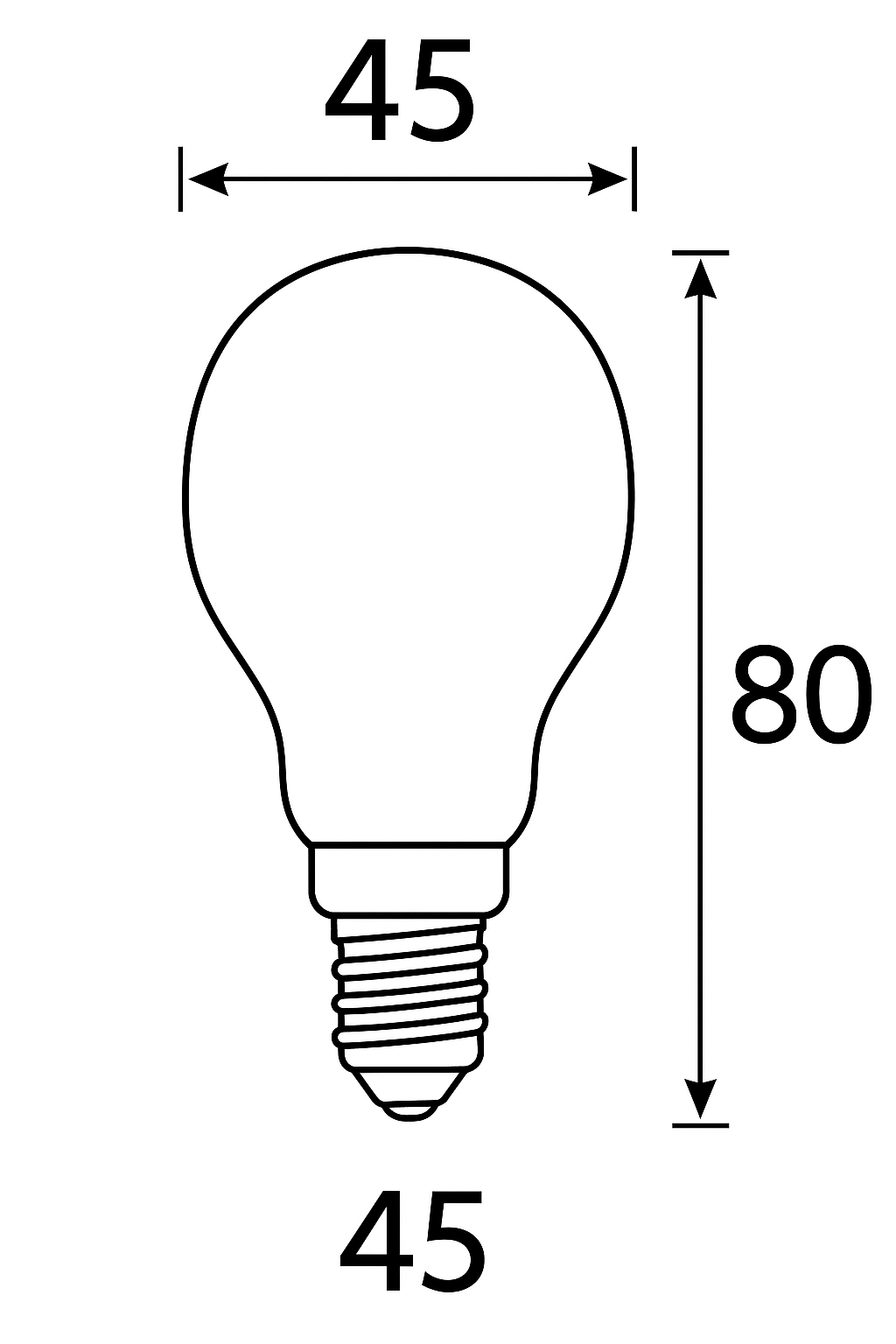 Lampadina Led - E27 - 7W -  230°