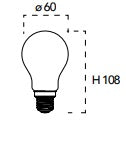 Lampadina a LED globo E27 11W
