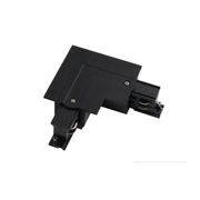 INC-TRACK-L NERO CONNESSIONE ANGOLARE SINISTRA NERO o BIANCO A PER BINARIO TRIFASE INCASSO 11X11X3,2CM