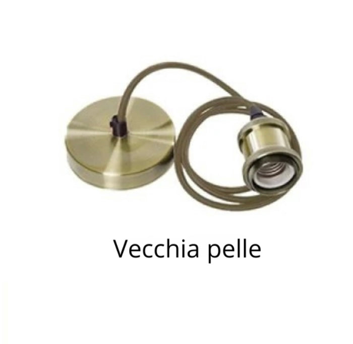 Pendente con portalampada E27