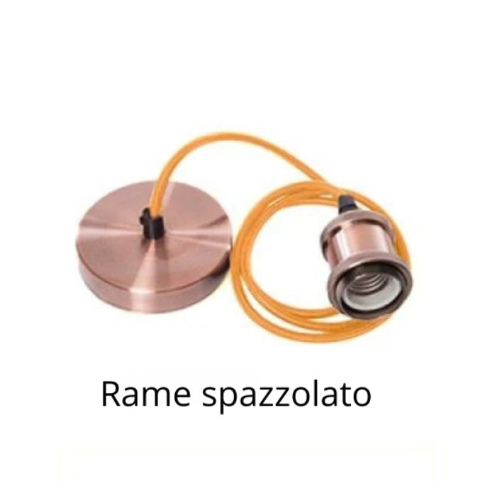 Pendente con portalampada E27