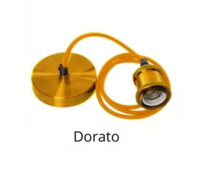 Pendente con portalampada E27