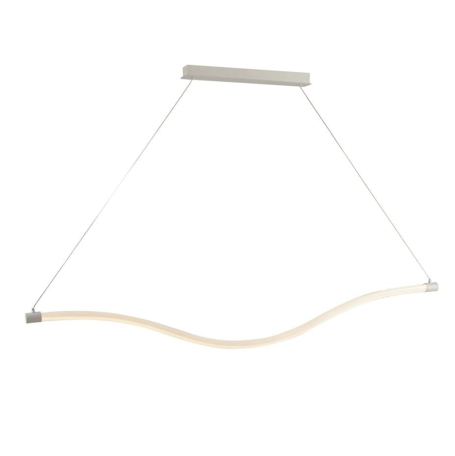Lampadario Moderno Led Ondulato 30w 4000k