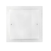 Plafoniera DRITTA-CURVA (E27) 40 cm In Vetro
