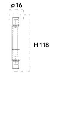 Lampadina a LED attacco R7S 9W