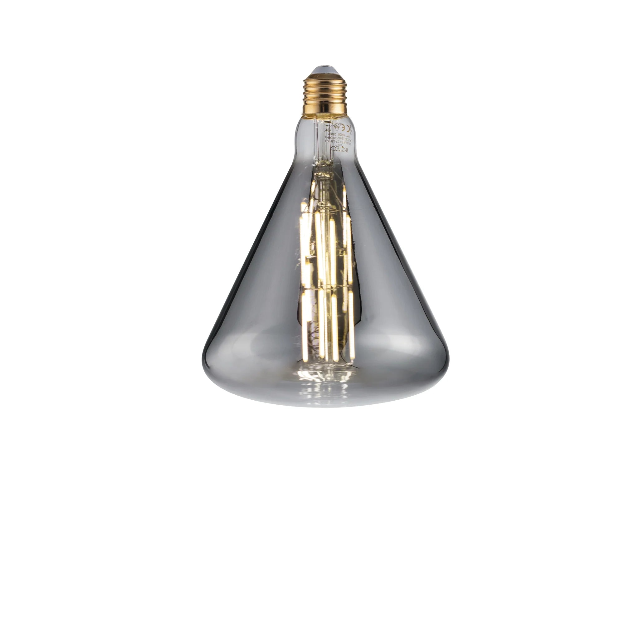 Lampadina smoke 160 mm decorativa LED  E27 8W