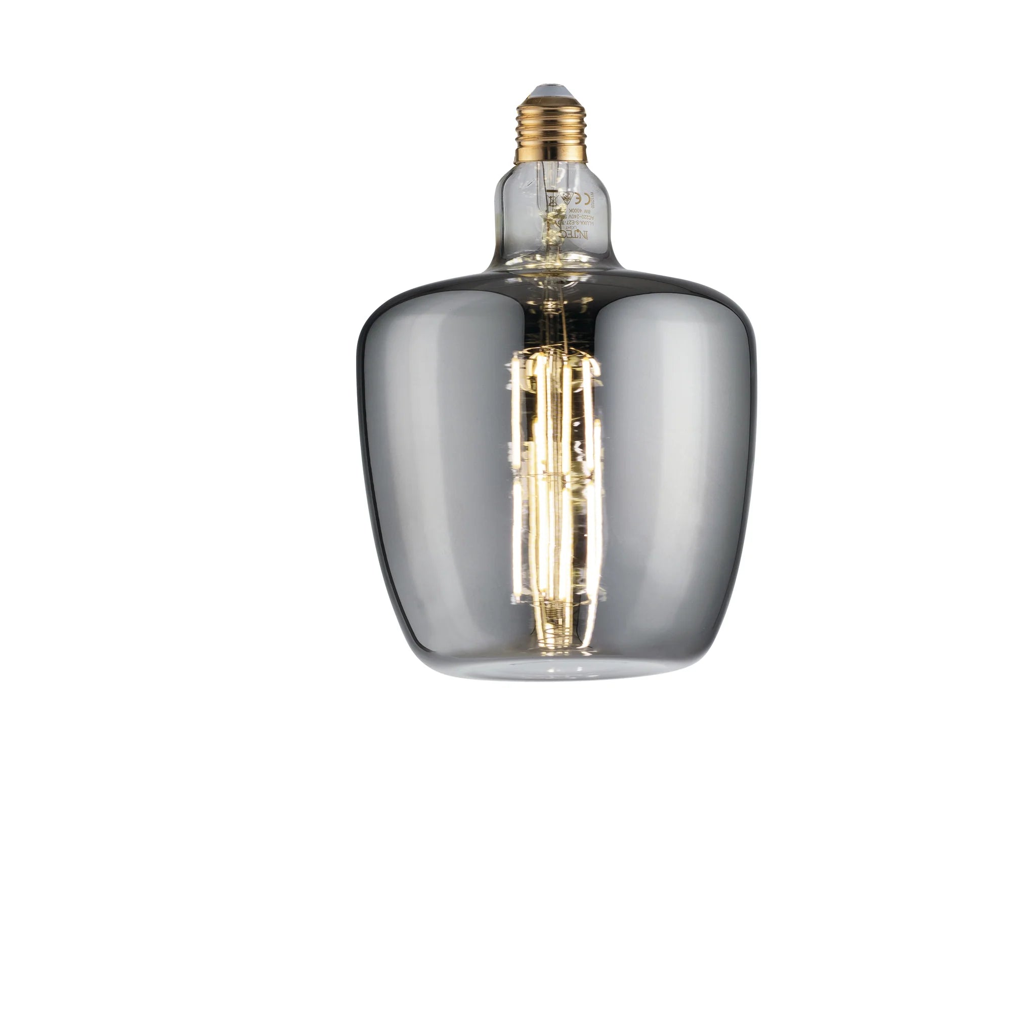 Lampadina smoke 160 mm decorativa LED  E27 8W