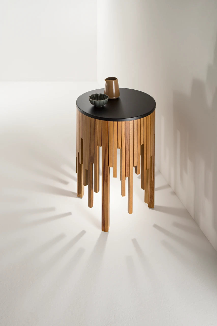 Lampada da terra Kengo en bois