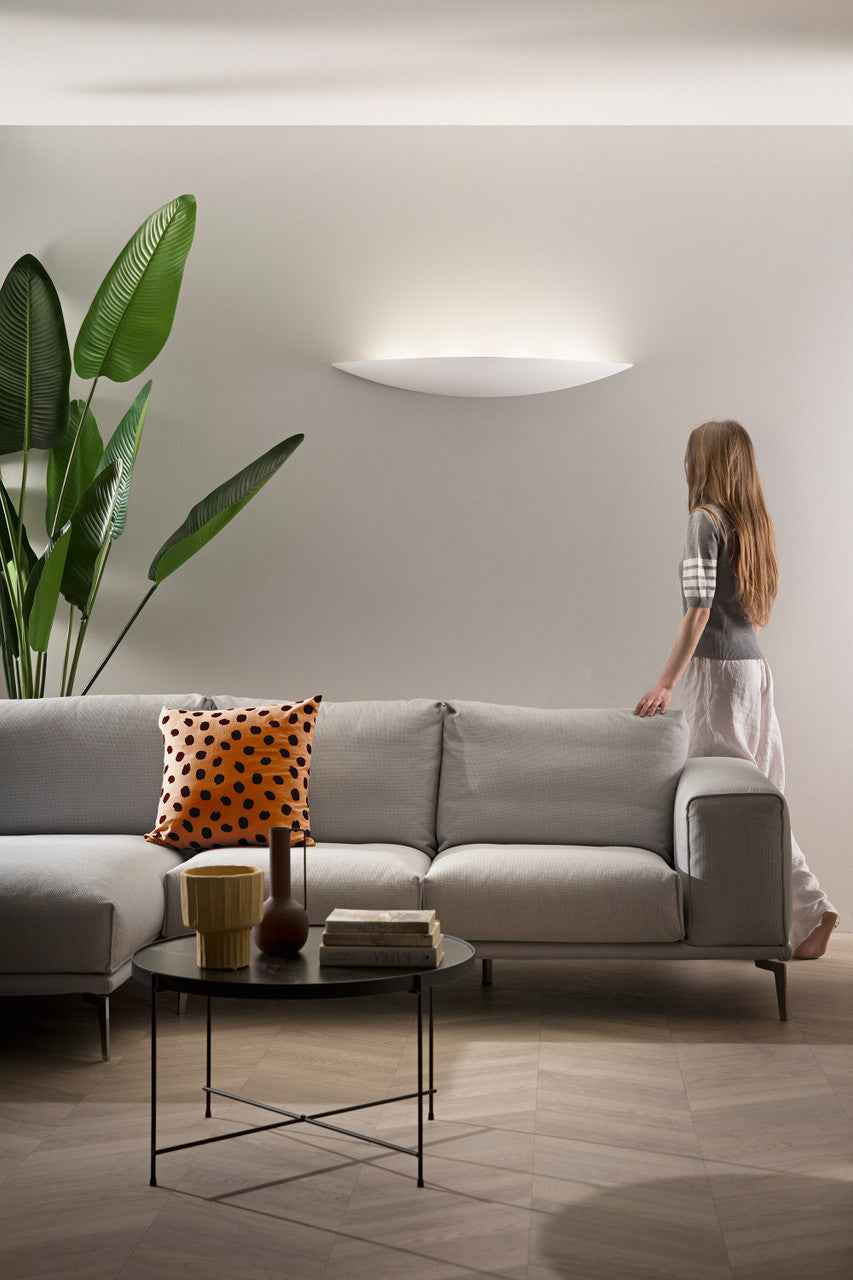 Applique a parete LUNAROSSA IN GESSO 4 LUCI ATTACCO (E14) 104X11,5X15CM