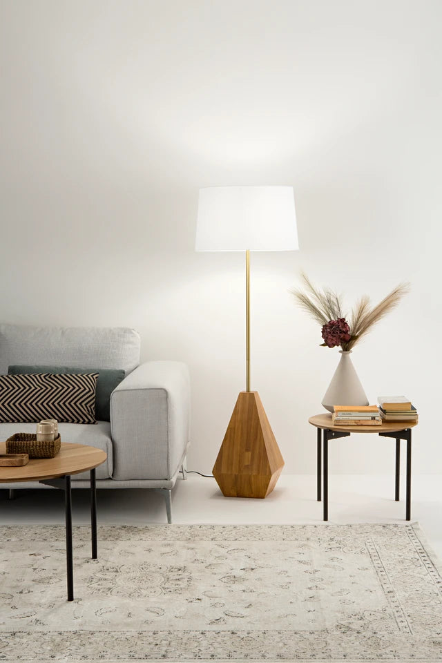 Lampada da terra MUNARI In Legno Naturale (E27)
