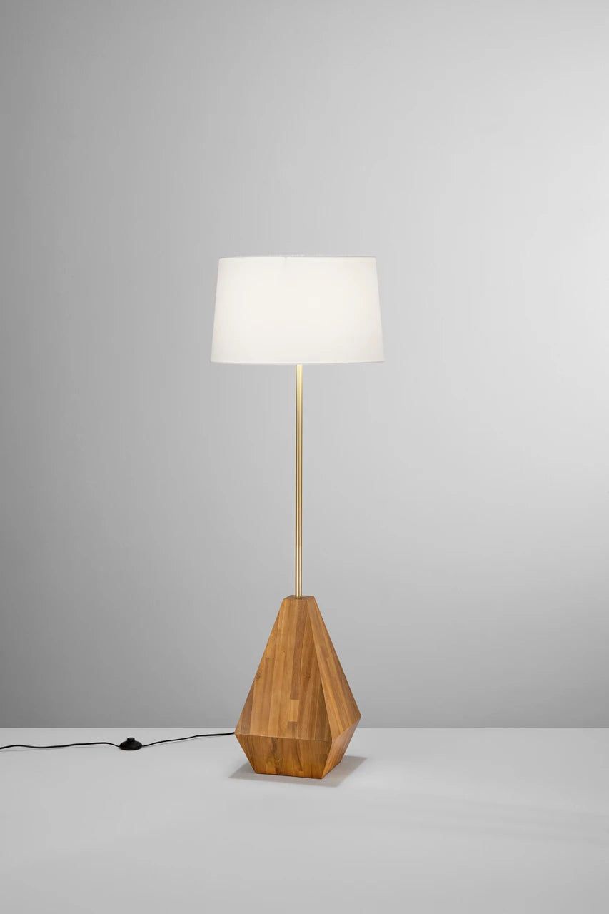 Lampada da terra MUNARI In Legno Naturale (E27)