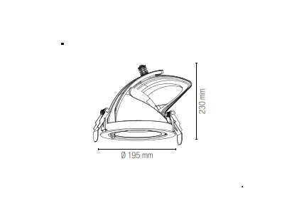 Faretto orientabile estraibile versione Dali Delta Inc led incasso CCT 2 in 1