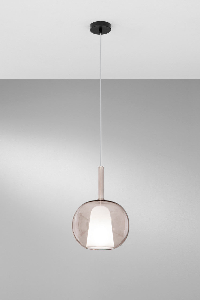 Lampadario PIREX a Sospensione E27 25cm in Vetro