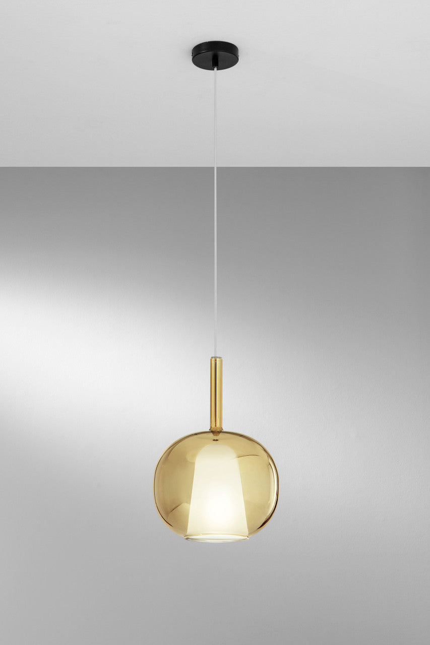 Lampadario PIREX a Sospensione E27 25cm in Vetro