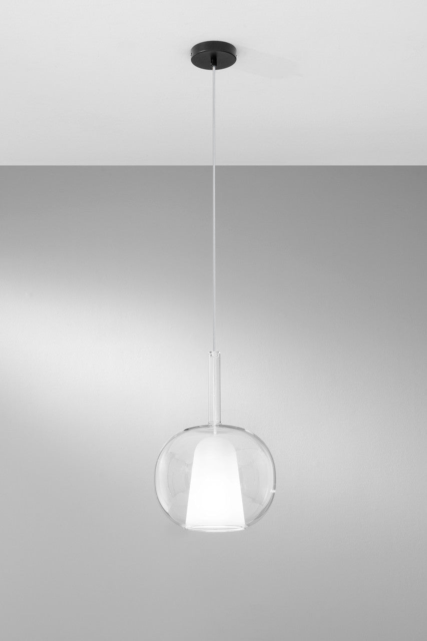 Lampadario PIREX a Sospensione E27 25cm in Vetro