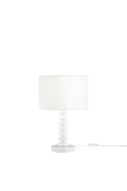 Lampada da tavolo SULTAN In Velluto con base In Metallo (E27)