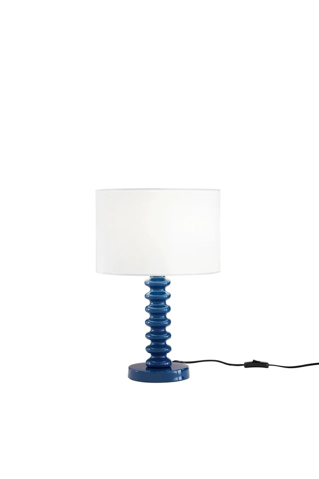 Lampada da tavolo SULTAN In Velluto con base In Metallo (E27)