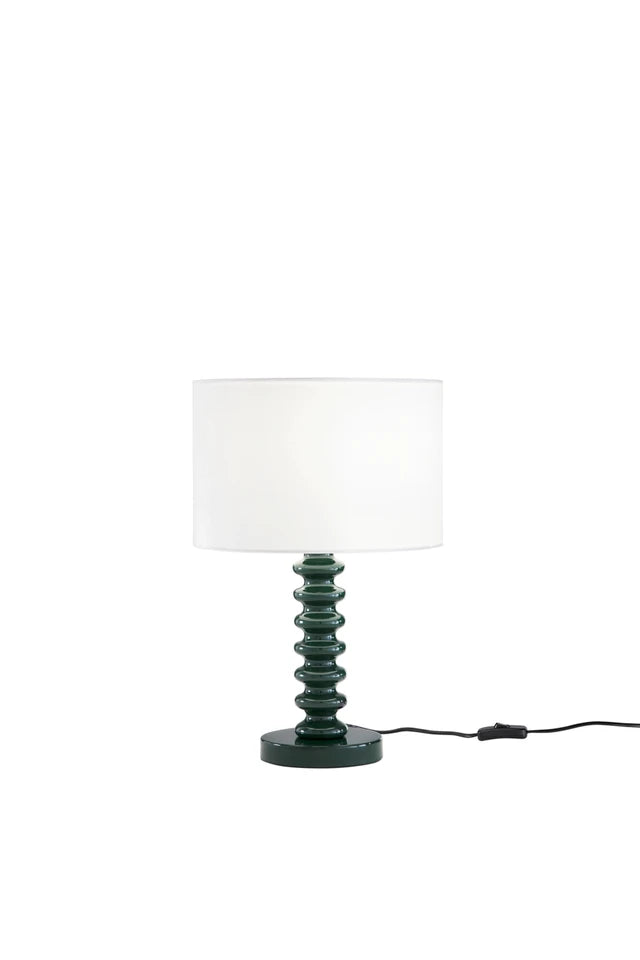Lampada da tavolo SULTAN In Velluto con base In Metallo (E27)