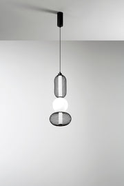 Lampadario INKAS S3 CCT a Sospensione 24W 227 cm In Vetro