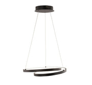 Lampadario LIEVE a sospensione CCT led 40 cm 30W In Alluminio